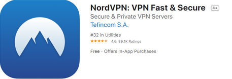 Скачать Nord VPN для iPhone